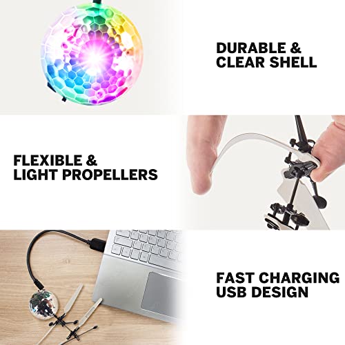 Hand Operated LED Drone Ball - Kids' Edition