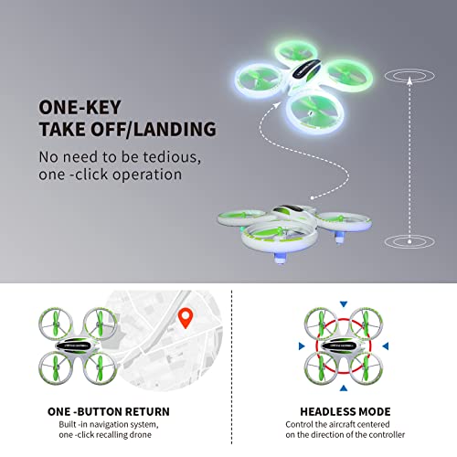 TEMI Kids Mini Drone RC Quadcopter Toy