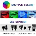 Hand-controlled LED flying ball drone (Blue)