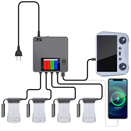 LCD Drone Battery Charger Hub by Hanatora