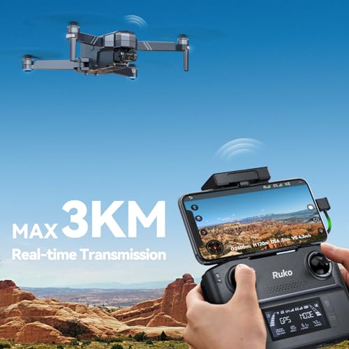 Ruko F11GIM2 Drone with 4K Camera, GPS, 56Mins Flight