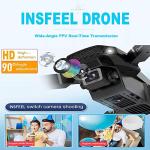 Foldable Mini Drone with Camera for Adults