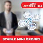 LED Mini Drone for Kids - 2 Speeds