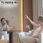 Blue Hand Operated Flying Ball Toy with Lights