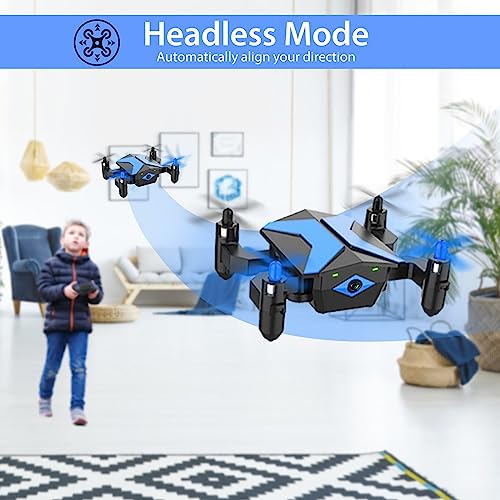 Blue Foldable Mini Drone with Camera