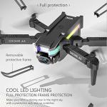 Black Crazypig Drone with Dual 4K FPV Camera
