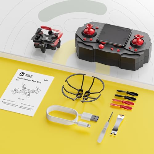 Mini foldable drone with altitude hold