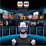 Adjustable VR Headset with Controller for Phones