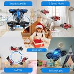 LANSAND Mini Quadcopter with Dual Modes and LEDs