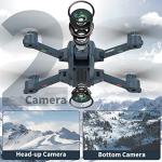 Foldable X15 Drone with 4K Camera for Adults