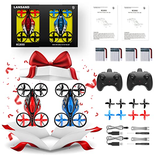 LANSAND Mini Quadcopter with Dual Modes and LEDs