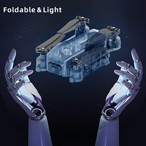 Foldable X15 Drone with 4K Camera for Adults