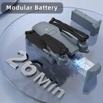 Foldable X15 Drone with 4K Camera for Adults