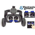 3D VR Headset with Stereo Headphones for Smartphones