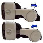 3D VR Headset with Stereo Headphones for Smartphones