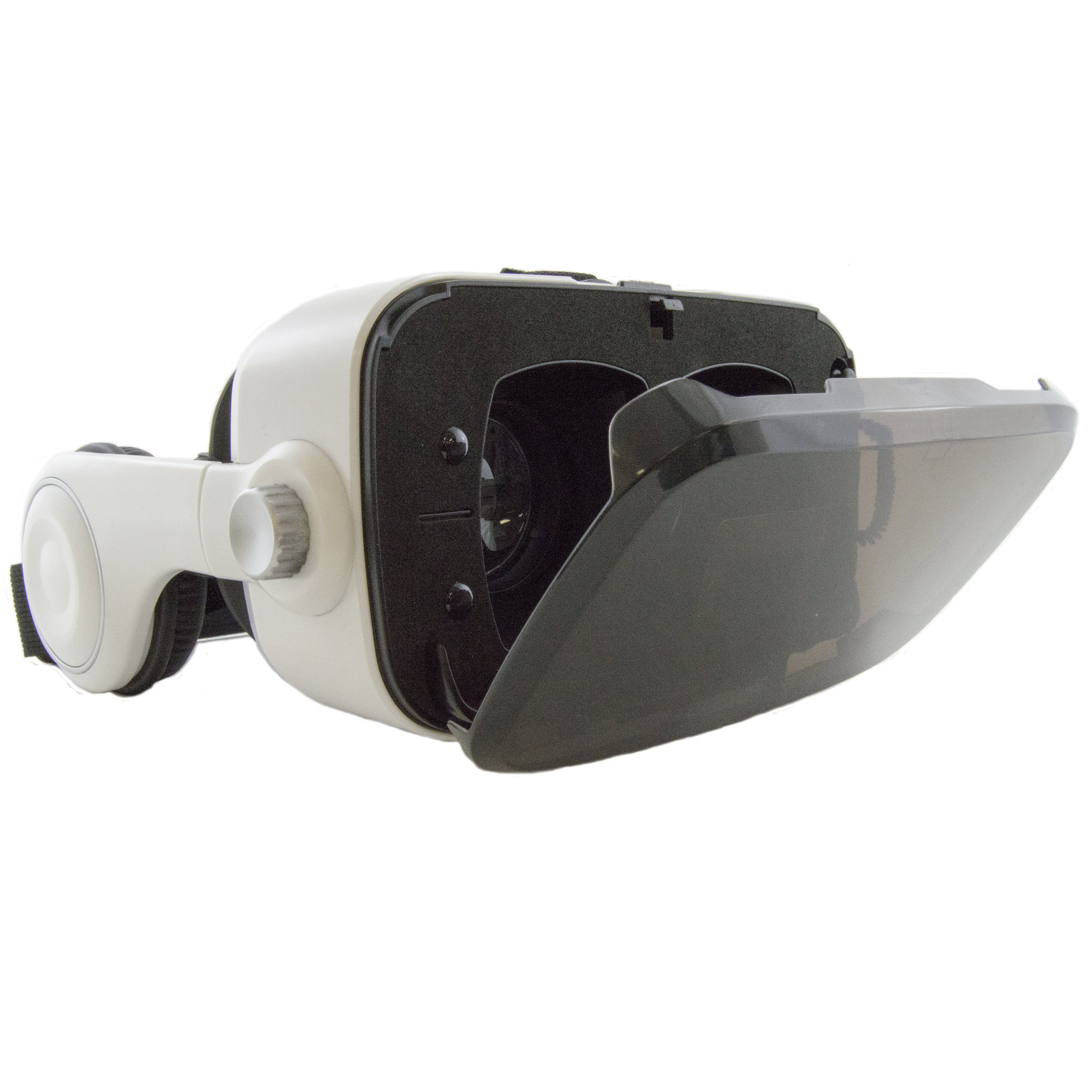 3D VR Headset with Stereo Headphones for Smartphones