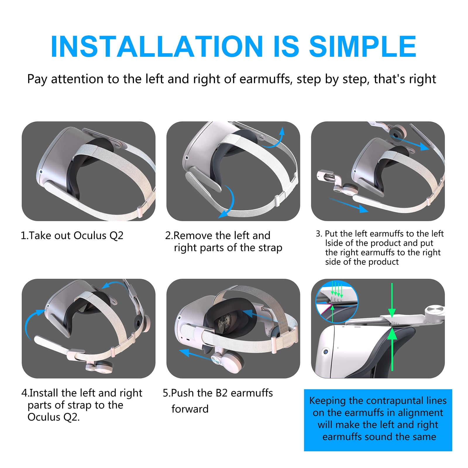 Meta Oculus Quest 2 Sound-Enhancing Ear Muffs