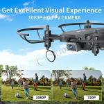 Kidomo F02 Mini Drone with Camera - Black