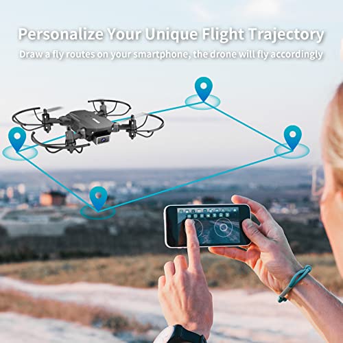 Kidomo F02 Mini Drone with Camera - Black