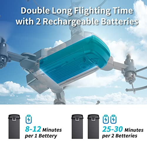 Kidomo F02 Mini Drone with Camera - Black