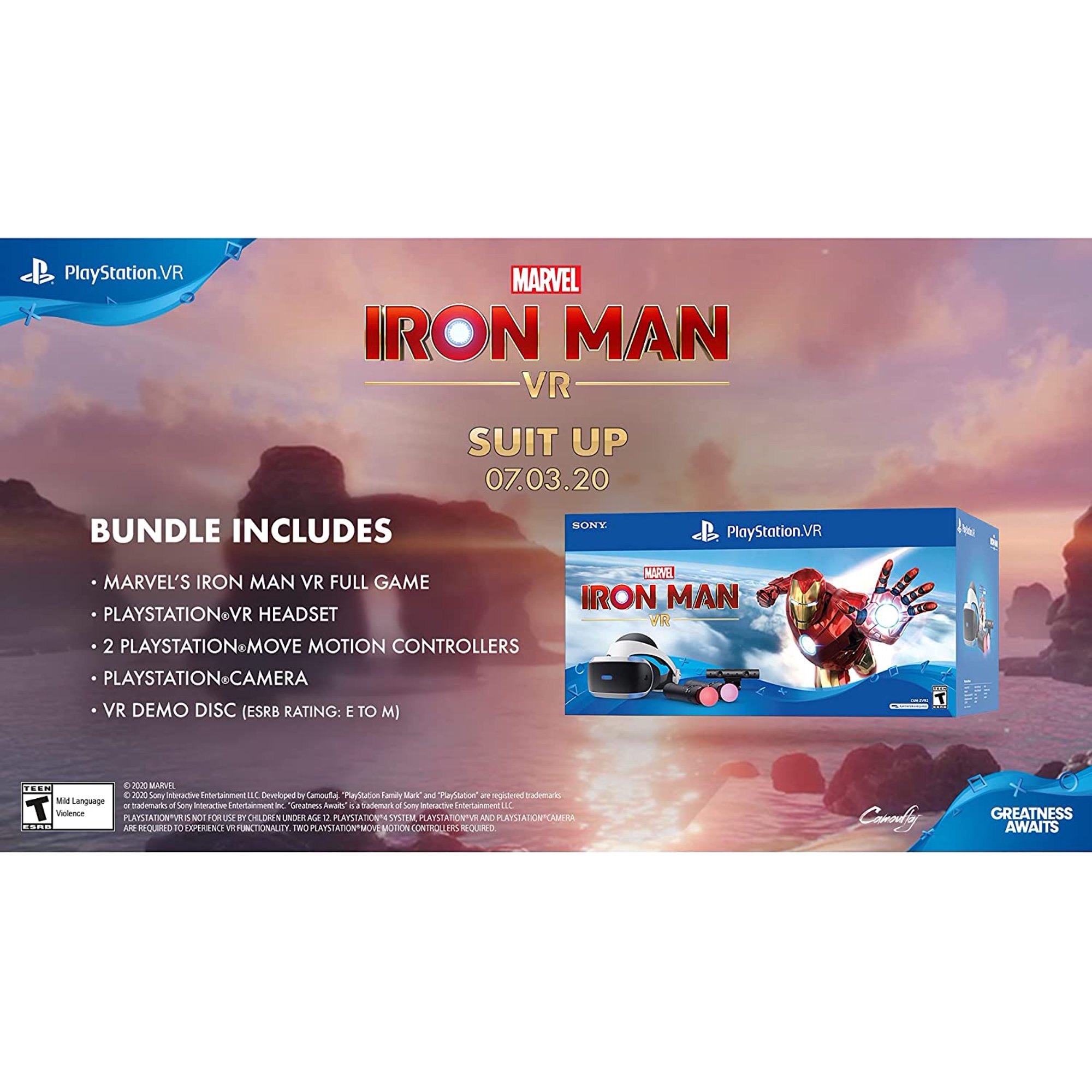 Iron Man VR Bundle with Accessories and Code