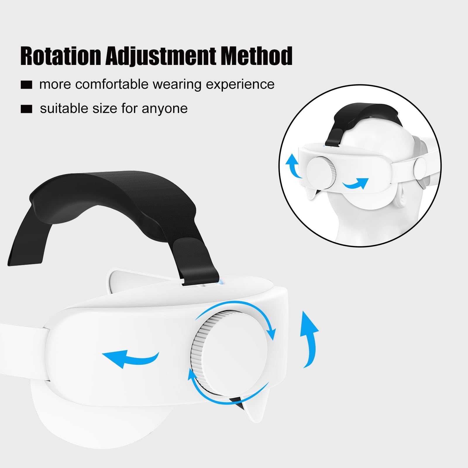 Adjustable VR Headband for Oculus Quest 2