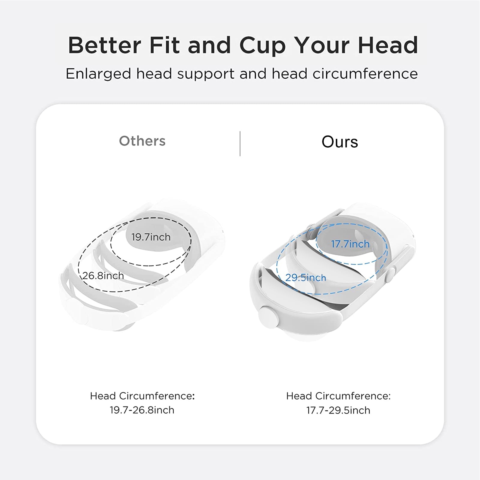 Adjustable VR Headband for Oculus Quest 2