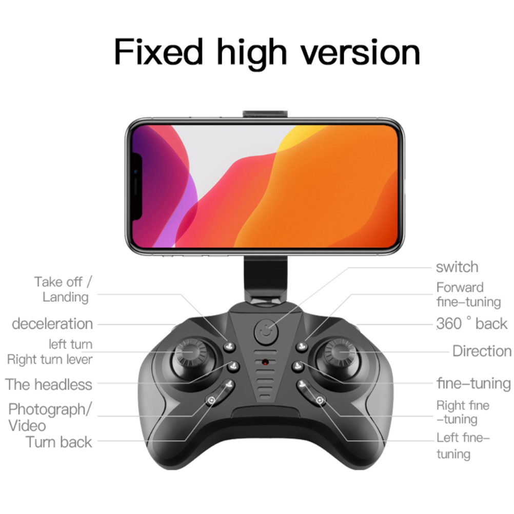 4K Camera Foldable Mini Drone with Remote Control