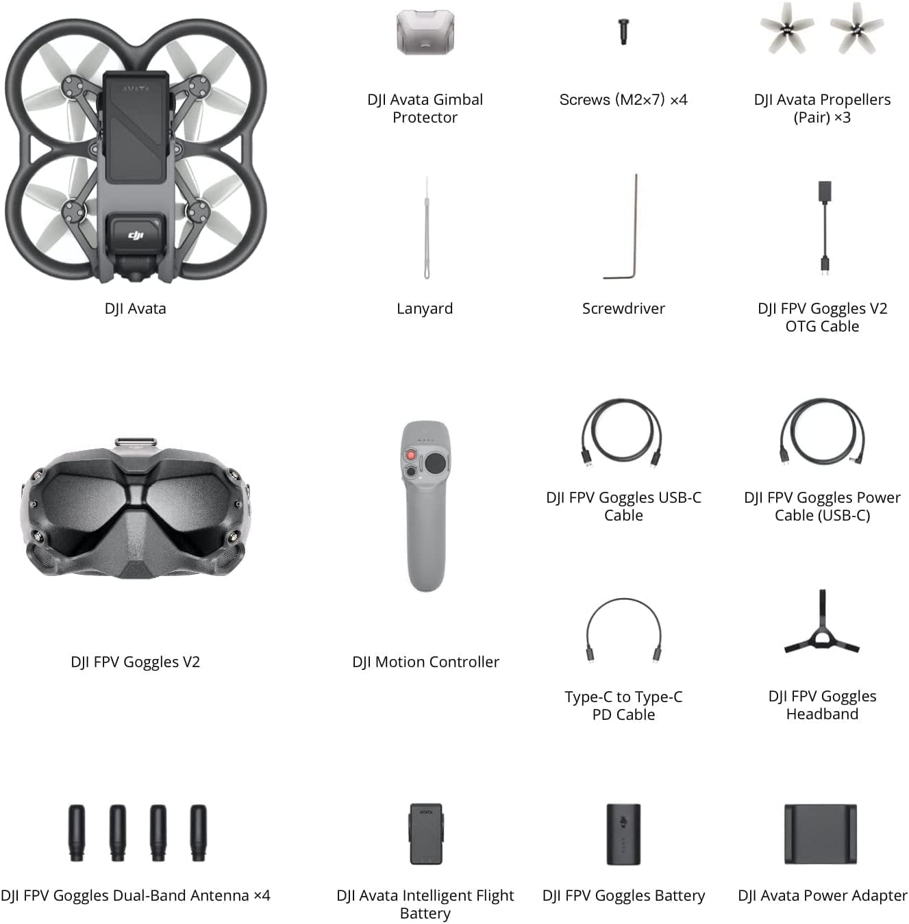 DJI Avata FPV Drone Combo – Flymore Kit