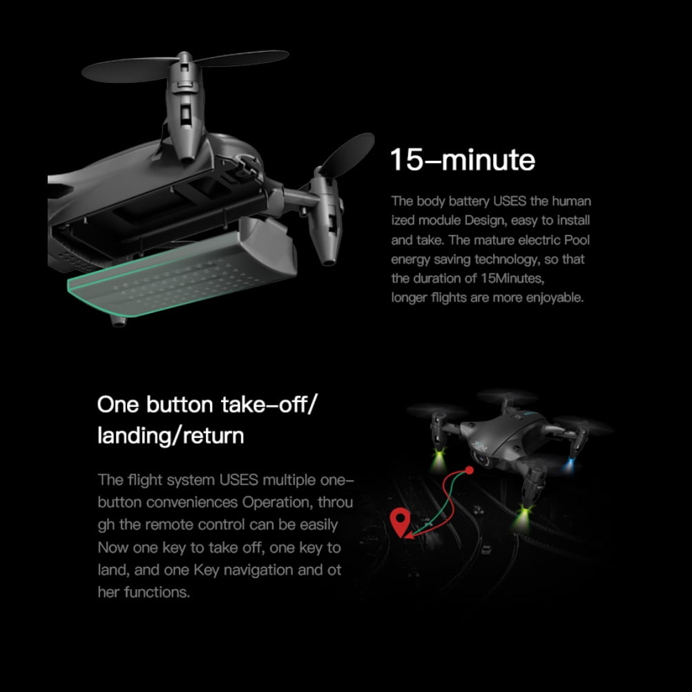 4K Camera Foldable Mini Drone with Remote Control