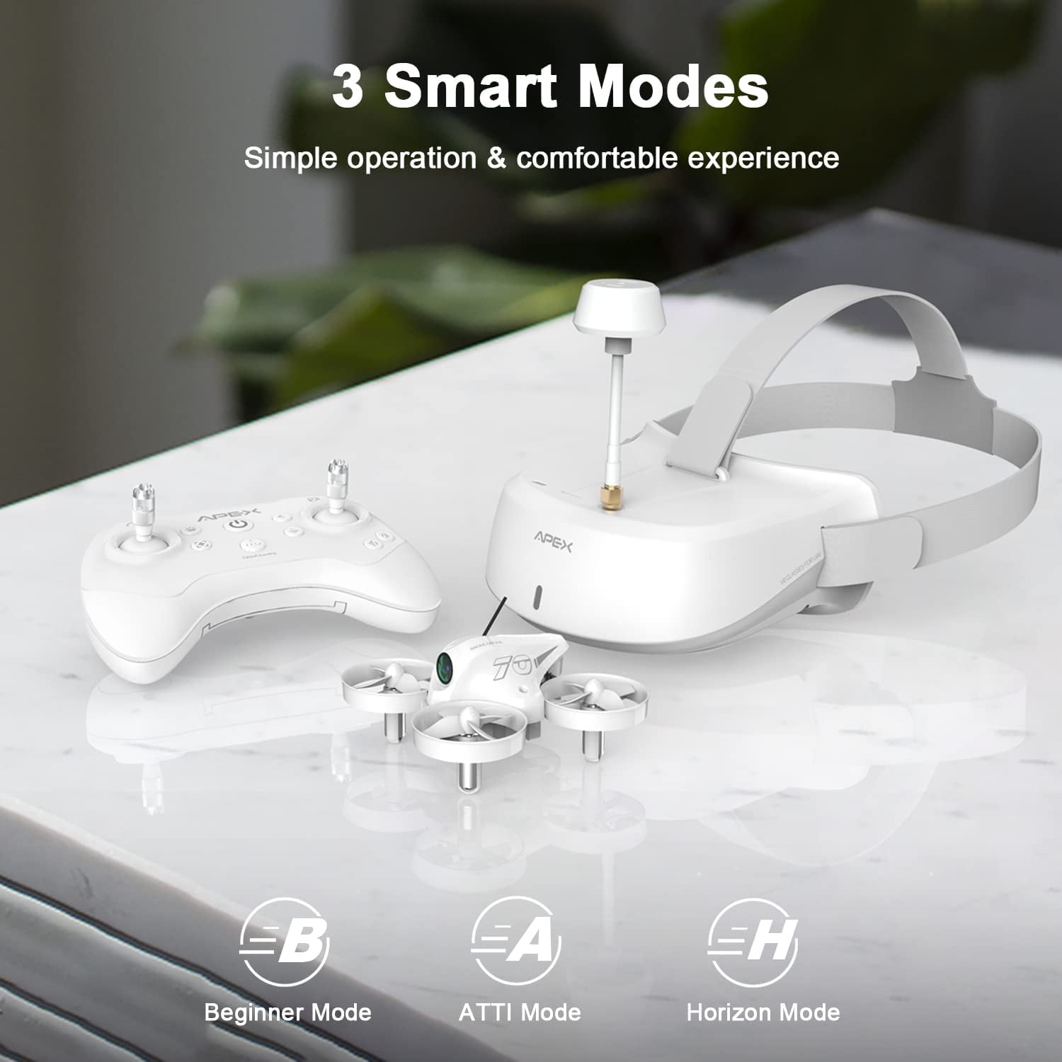 APEX FPV Combo Drone with Goggles & Camera