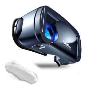 Adjustable VR Headset with Controller for Phones/Windows