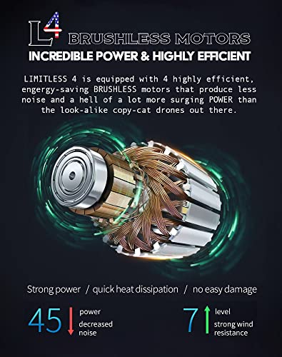 Limitless Drone X Pro 4K GPS Camera