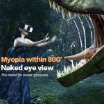 Adjustable VR Headset with Controller for Phones