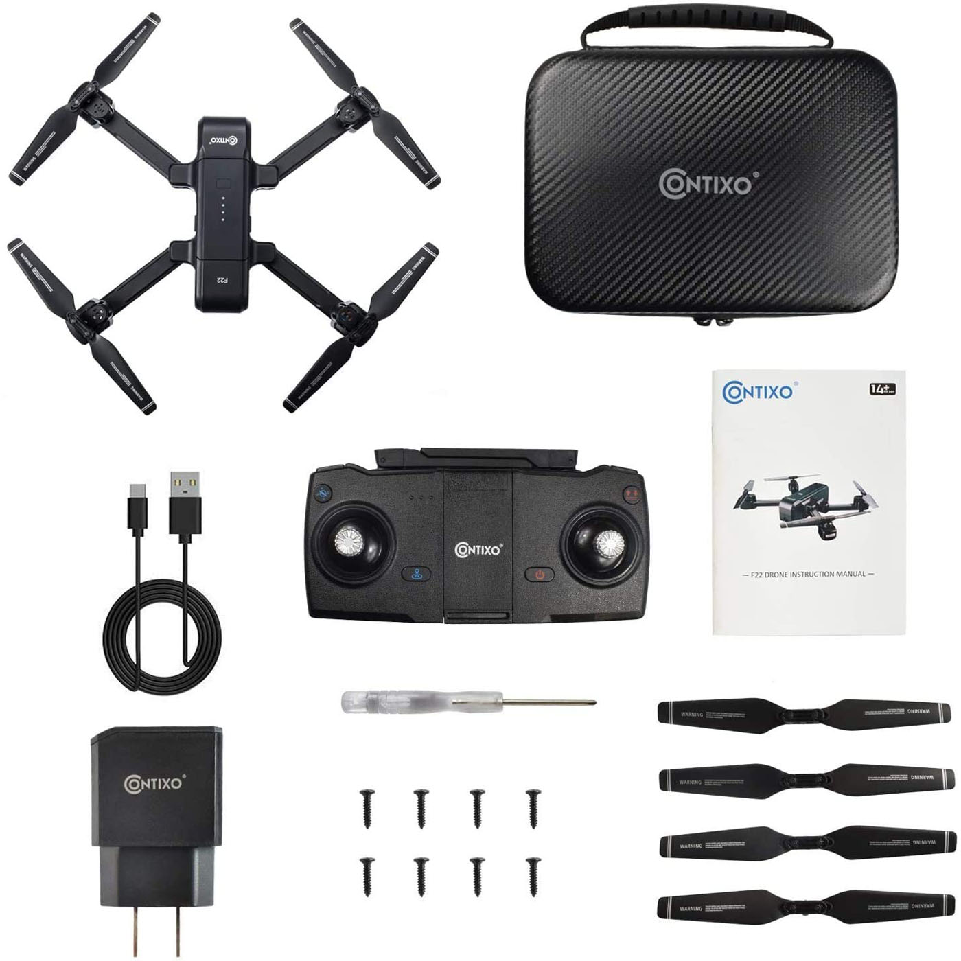 Contixo F22 FPV Quadcopter with Camera - 4K