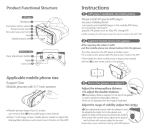 Adjustable VR Headset with Controller for Android/Phone/Windows