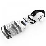 Universal VR Headset with Controller for Mobile Devices