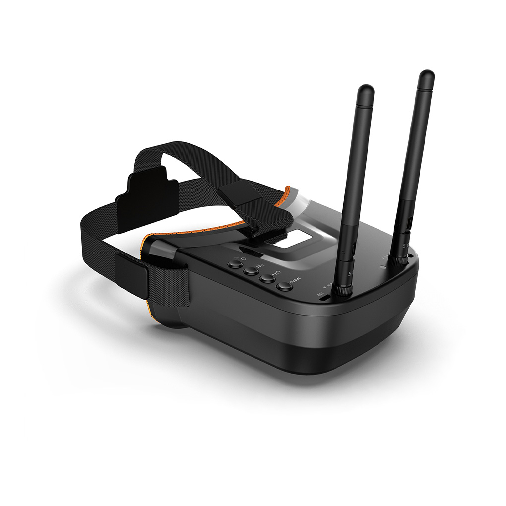 Dual Antenna Drone Goggles with AV Output