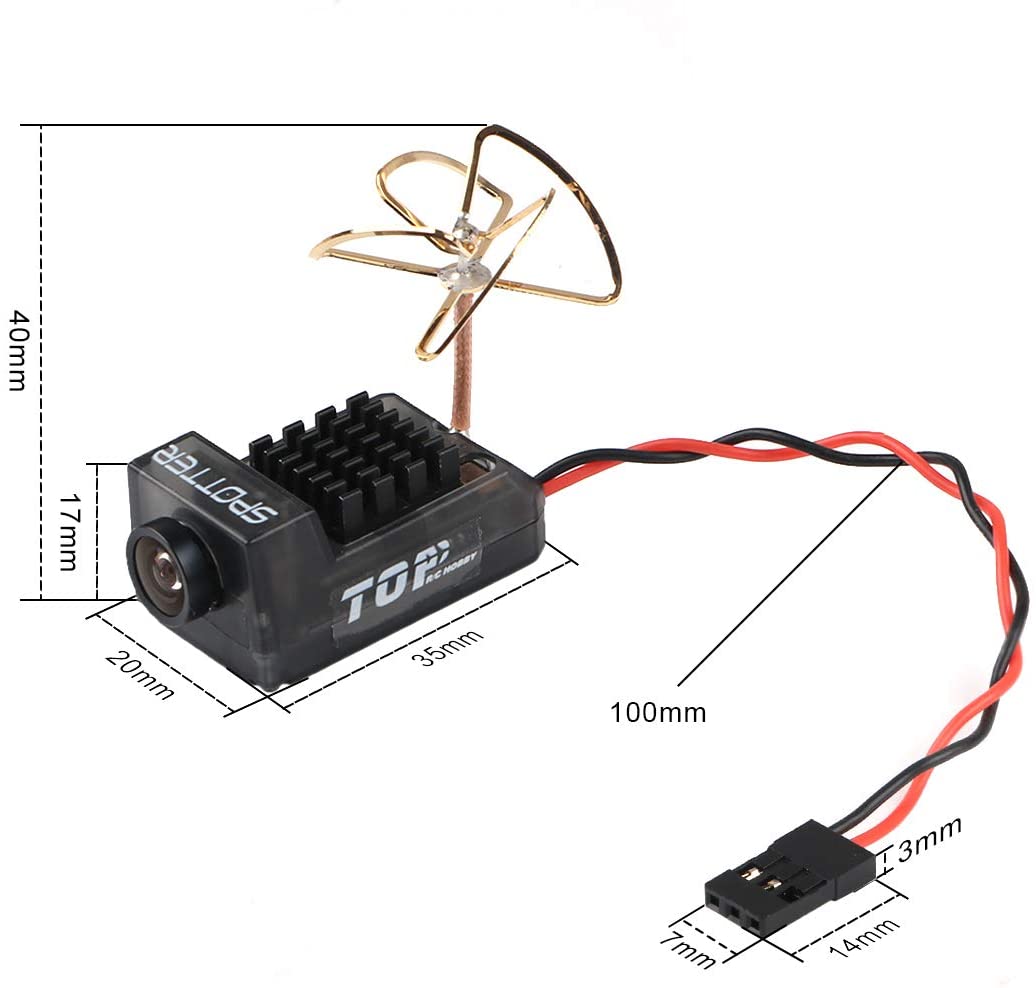 Micro FPV Camera with Integrated Mic & OSD