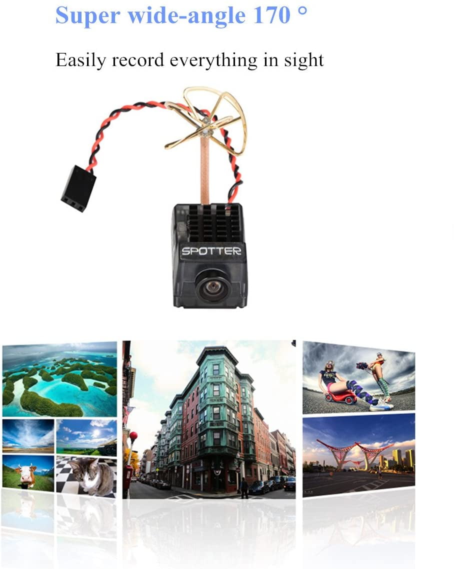 Micro FPV Camera with Integrated Mic & OSD