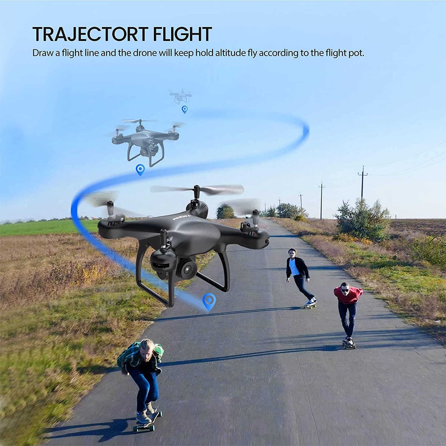 Tomzon D28 Camera Drone with WiFi Video