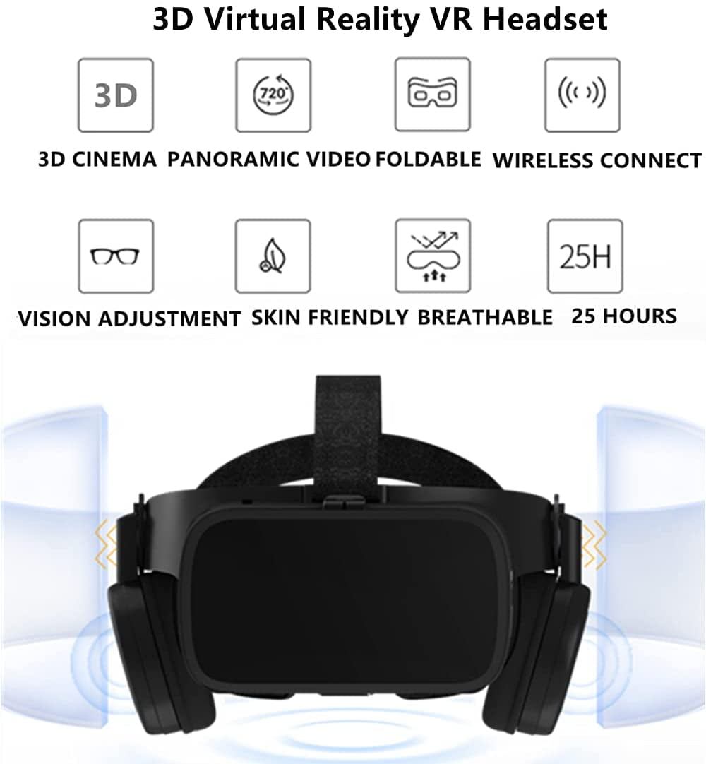 Wireless VR Glasses with Remote and Gift
