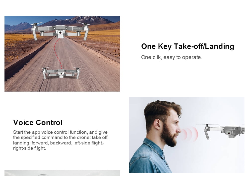 Foldable RC Drone with HD Camera & Bag