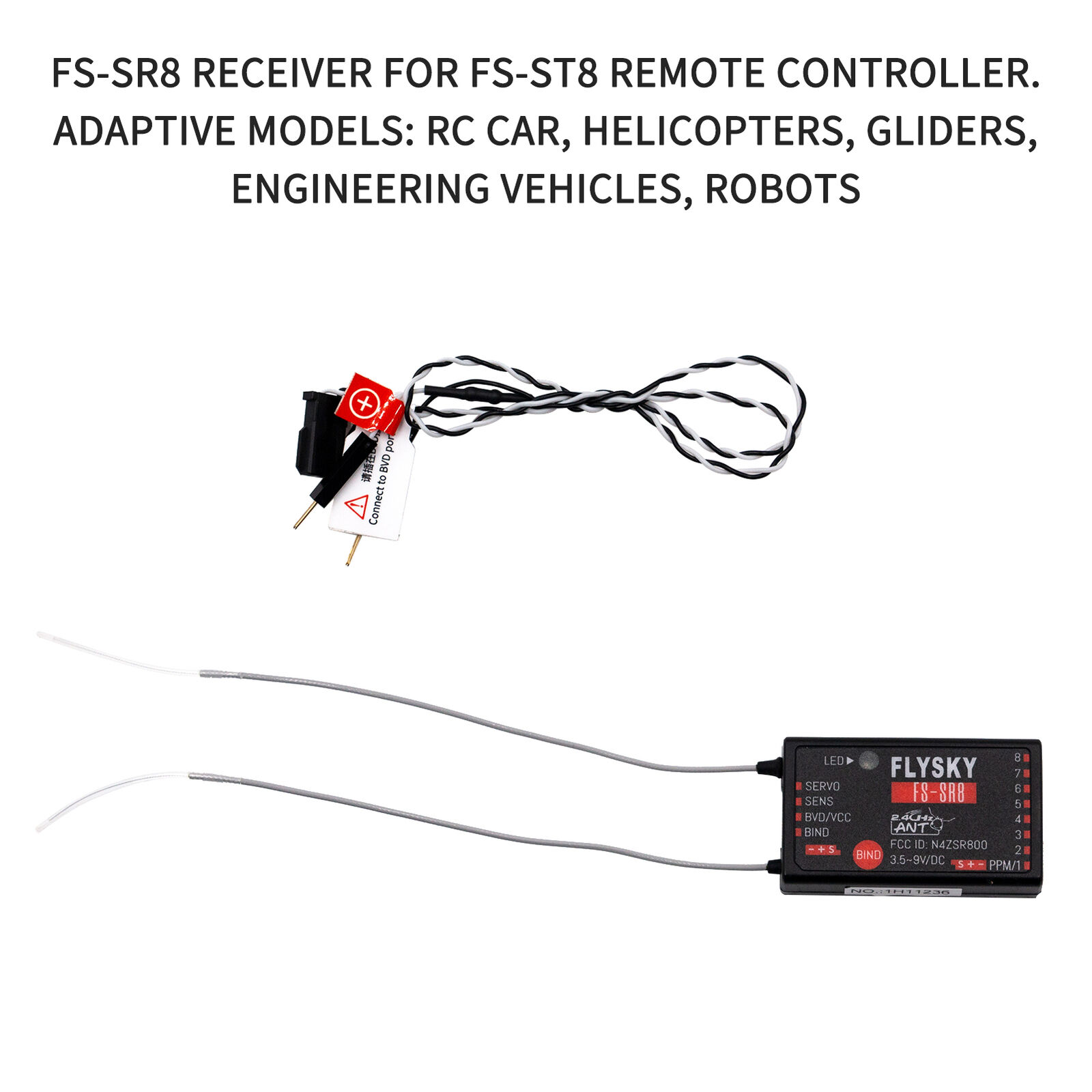 2.4Ghz Mini RC Receiver for Drones