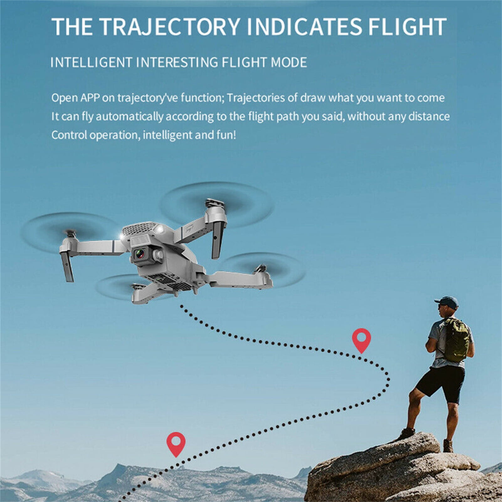 Professional Waterproof RC Drone with 4K Dual Camera