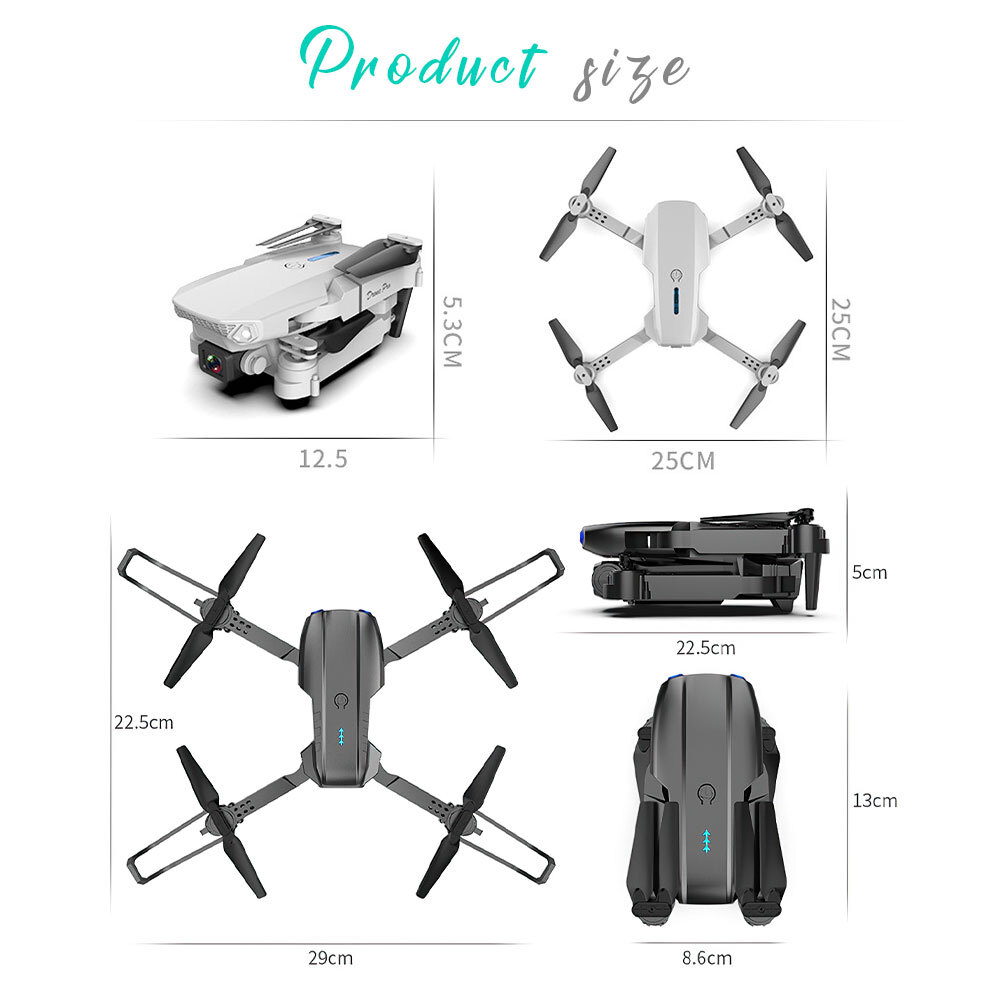 Dual Camera 4K Wifi Drone for Adults