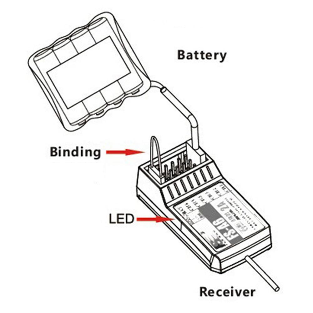 2.4GHz 6CH Receiver for Drones