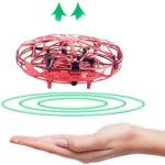 Red LED UFO Drone Quadcopter Toy