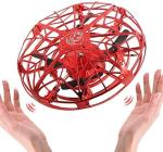 Red LED UFO Drone Quadcopter Toy