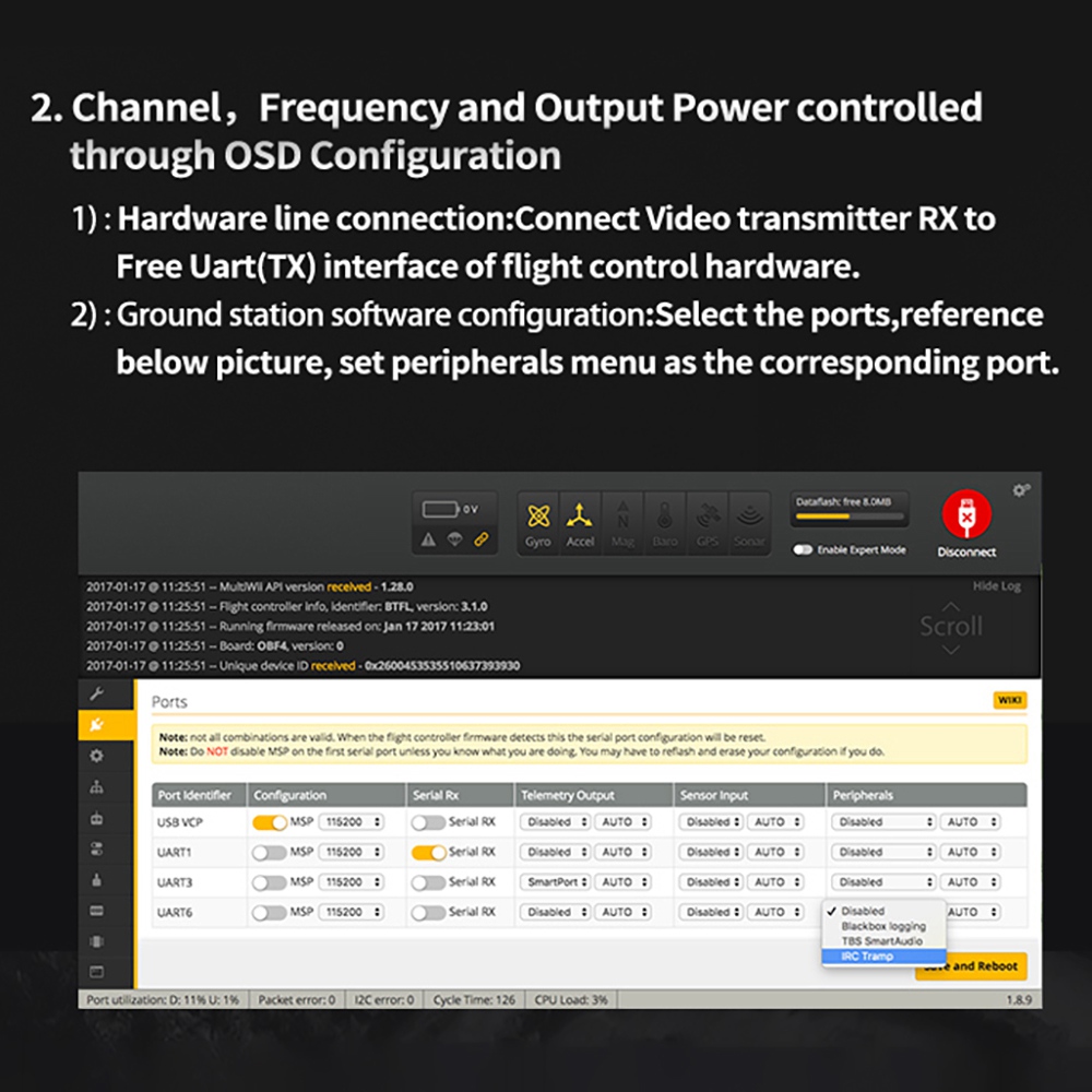 RC FPV Drones DIY VT5804 AIR Transmitter
